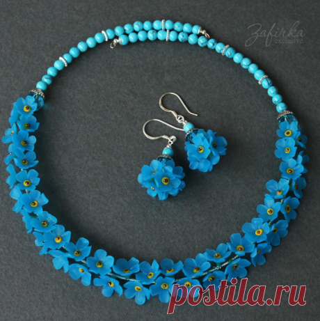 ожерелье+серьги