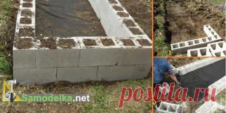 Грядка из кирпича своими руками.