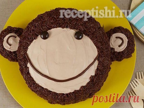 Шоколадный торт "Обезьянка" | Кулинарные рецепты с фото на Рецептыши.ру