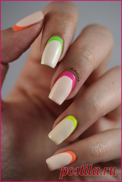 Ruffian Manucure, Version Néon! ~ Didoline's Nails