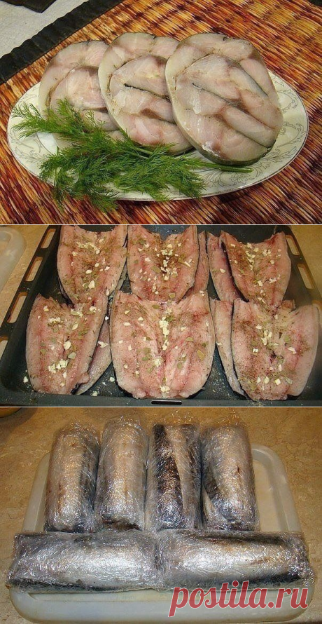 Рулет из скумбрии