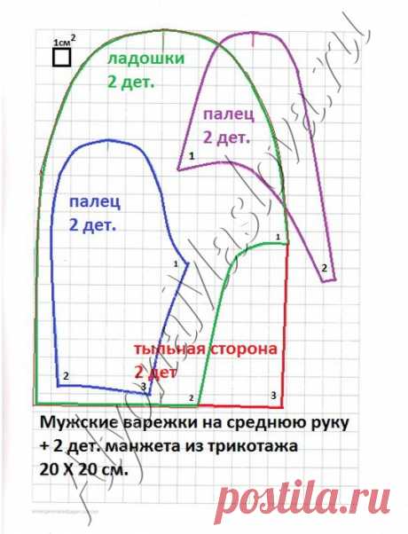 выкройку мужских рукавичек большого размера - 52 тыс. картинок. Поиск Mail.Ru