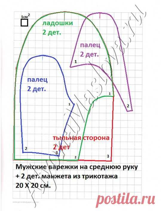 выкройку мужских рукавичек большого размера - 52 тыс. картинок. Поиск Mail.Ru