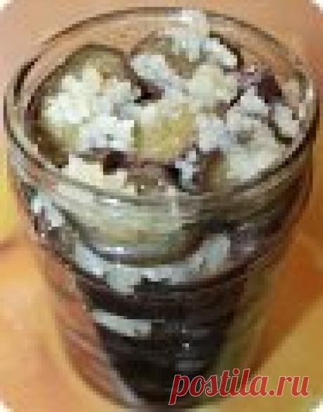 Баклажаны с чесночком