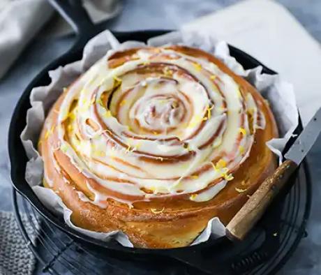 Рецепт лимонных булочек с корицей