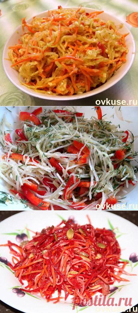 Салаты без майонеза - Простые рецепты Овкусе.ру