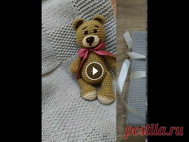 Вязаный плед спицами из Yarn art Jeans. Вязаный плед для малышей. Мягкий и нежный. Подойдёт как для девочки, так и для мальчика. Будет удобен и в коляске и в кроватке малыша. Также подойдёт ...