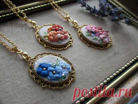 Маленькие цветы в украшениях | Журнал Ярмарки Мастеров