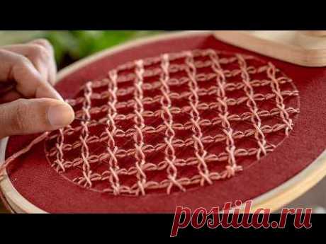 Elegant Floral Weave Pattern on Cotton Fabric