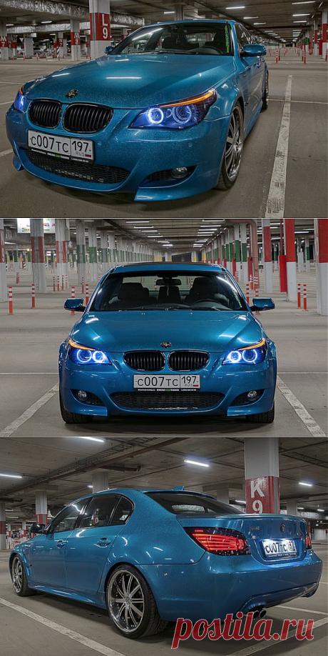 Полная покраска втомобиля, Тонировка фар, Установка аэродинамического обвеса BMW 5 [E60], https://dreamcar-service.ru/gallery/gallery_20.html