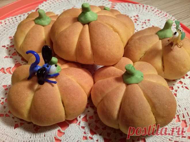 Сдобные булочки " Тыковка"! Bakery buns "Pumpkin"!