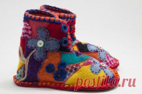 Тапки на лапки Переделки из старой одежды