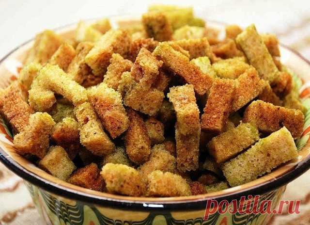 Делаем сухарики сами — 13 рецептов!