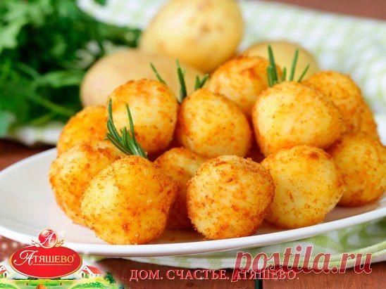 жареные колбасные шарики.