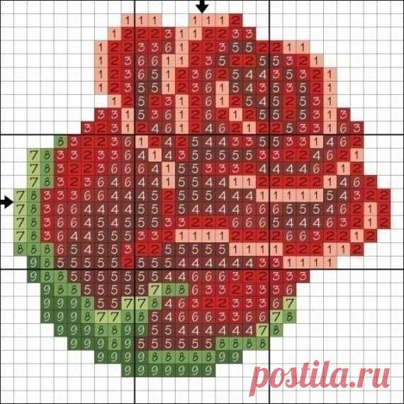 ​Вышиваем розочки