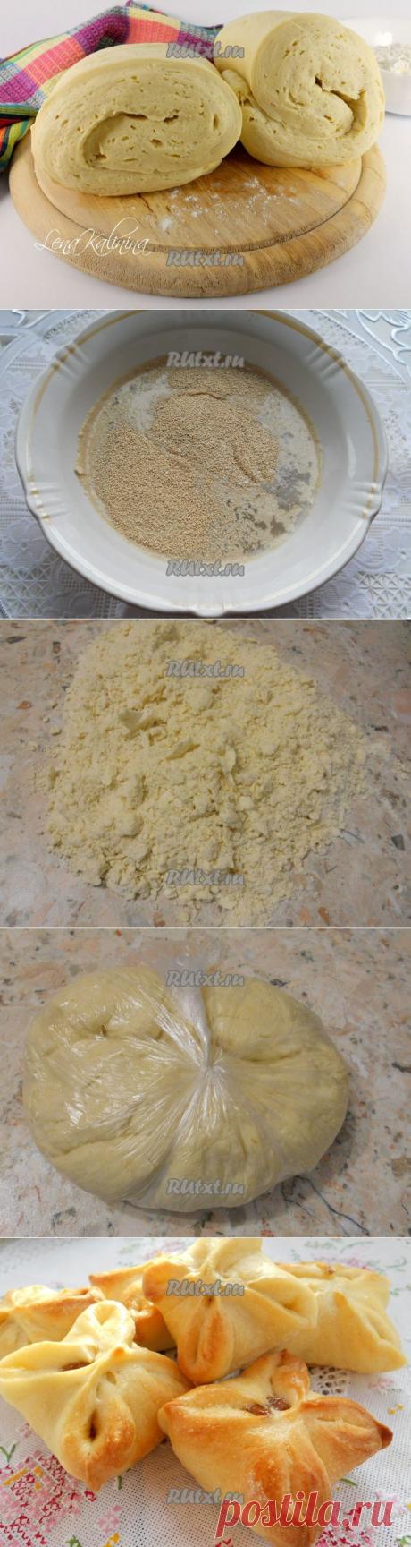 Быстрое слоеное дрожжевое тесто.
