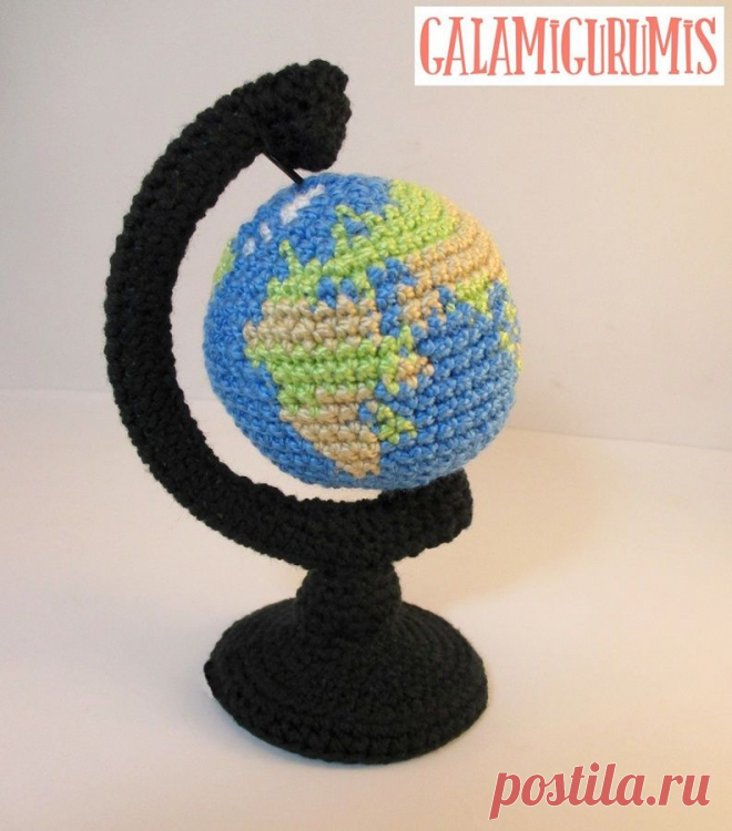 Galamigurumis » Земной шар амигуруми