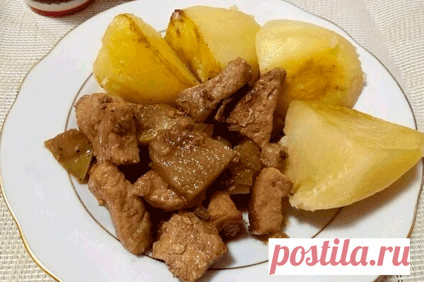 Мясо чайное. Рецепт привезен из Турции Читать далее...