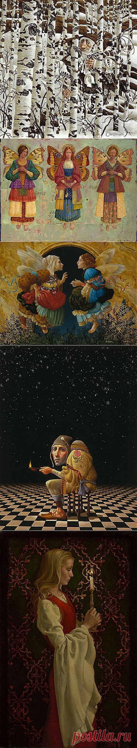 эти картины не просто рассматриваешь-их как-будто читаешь..