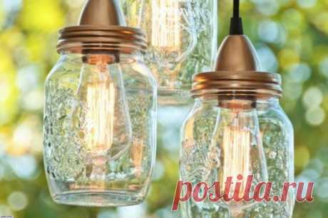 Светильники из банок — DIYIdeas