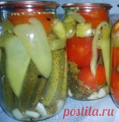 Вкусный рецепт консервирования овощных ассорти - Овощи на зиму . 1001 ЕДА вкусные рецепты с фото!