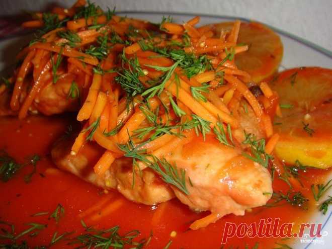 Рыба в маринаде с морковкой - пошаговый кулинарный рецепт на Повар.ру