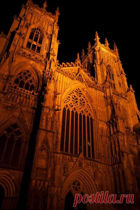 York Minster At Night  Free Stock Photo HD - Public Domain Pictures