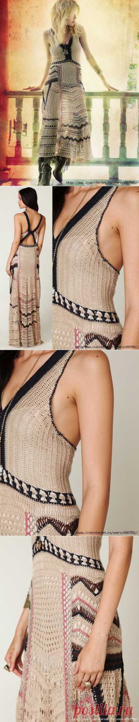 Платье макси от Free People.