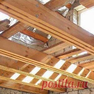 Межэтажное перекрытие по деревянным балкам – устройство и крепление