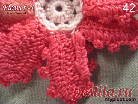 Irish crochet lace Tutorial: Lesson 5 (Master Class) - maomao log - Netease blog