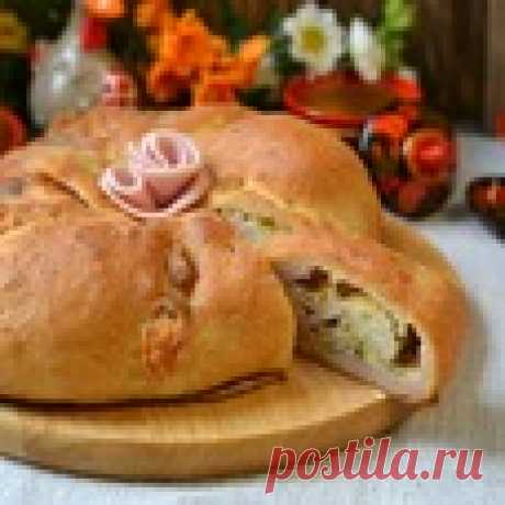 Домашний хлеб с начинкой - кулинарный рецепт