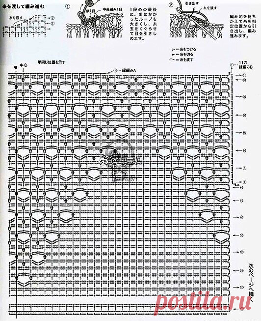 14 пуловеров крючком со схемами, которые согреют, украсят, вдохновят | Вязание крючком | Дзен