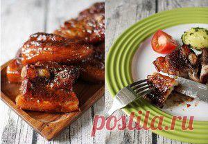 Запеченные ребрышки
