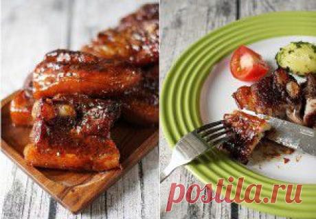 Запеченные ребрышки