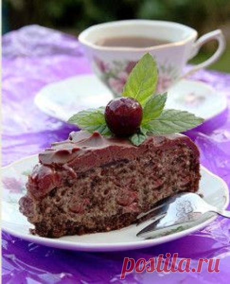 Торт Пьяная вишня - Вкусные рецепты