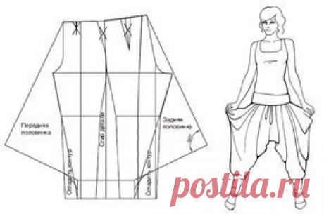 Pattern pants "Afghanis"