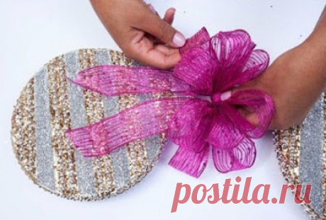 Как красиво завязать бант для подарка. Мастер-класс