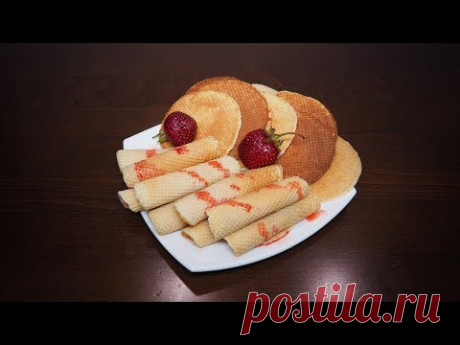 ♨️ВКУСНЫЕ МЕДОВЫЕ ВАФЛИ 🍓 КАК ПРИГОТОВИТЬ В МУЛЬТИПЕКАРЕ #РЕЦЕПТЫ ДЛЯ МУЛЬТИПЕКАРЯ | МУЛЬТИПЕКАРЬ