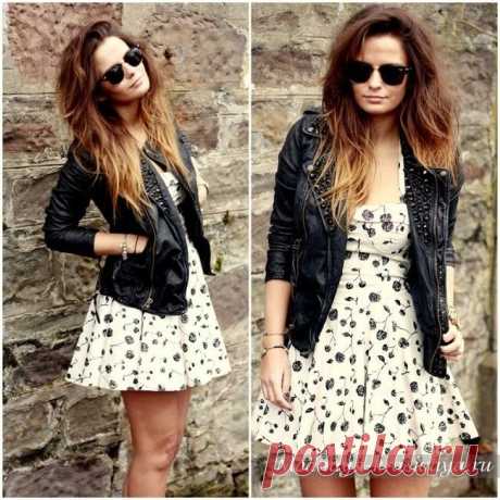 С чем носить кожаную куртку? 60 фото-образов в разных стилях
