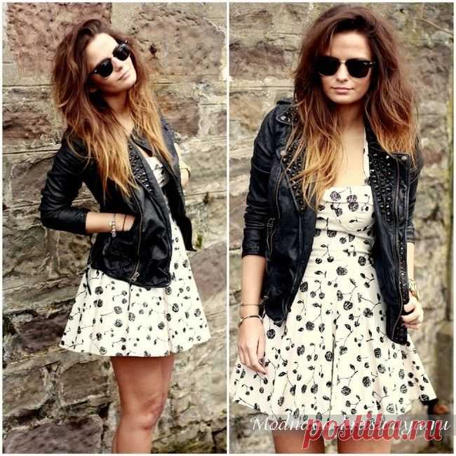 С чем носить кожаную куртку? 60 фото-образов в разных стилях