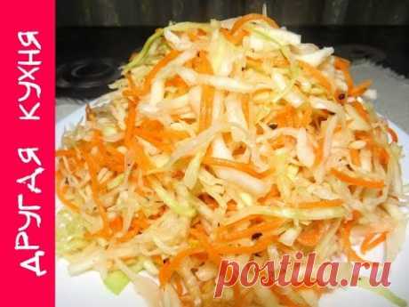 Вкуснейшая квашеная капуста с чесноком и смесью перцев. Витамины в квадрате!
