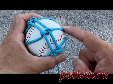 праща-Baseball Launch Knot (Shepard’s Sling)