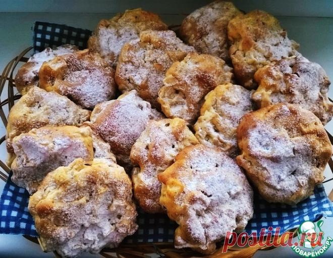 Мягкое яблочное печенье 