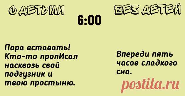 Субботнее утро: с детьми VS без детей | Краше Всех