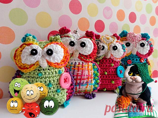 Вязаные игрушки крючком и спицами со схемами и описанием мастер класс