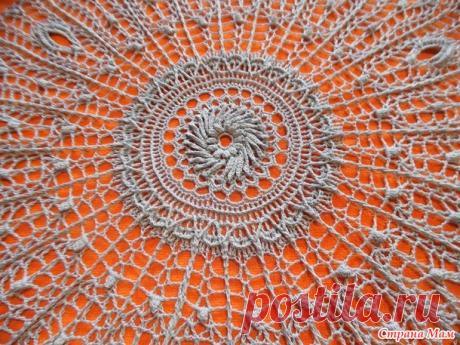 . Объёмная салфетка.&quot;, Белый Павлин, автор дизайна Ольга Маттайс.&quot;&quot; - Все в ажуре... (вязание крючком) - Страна Мам