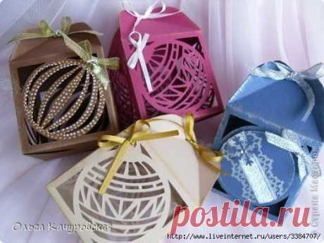 НОВОГОДНИЕ ПОДАРОЧНЫЕ КОРОБОЧКИ ОТ ОЛЬГИ КАЧУРОВСКОЙ