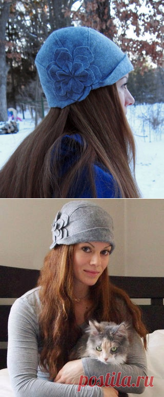 Элегантная фетровая шапочка | Рукоделие