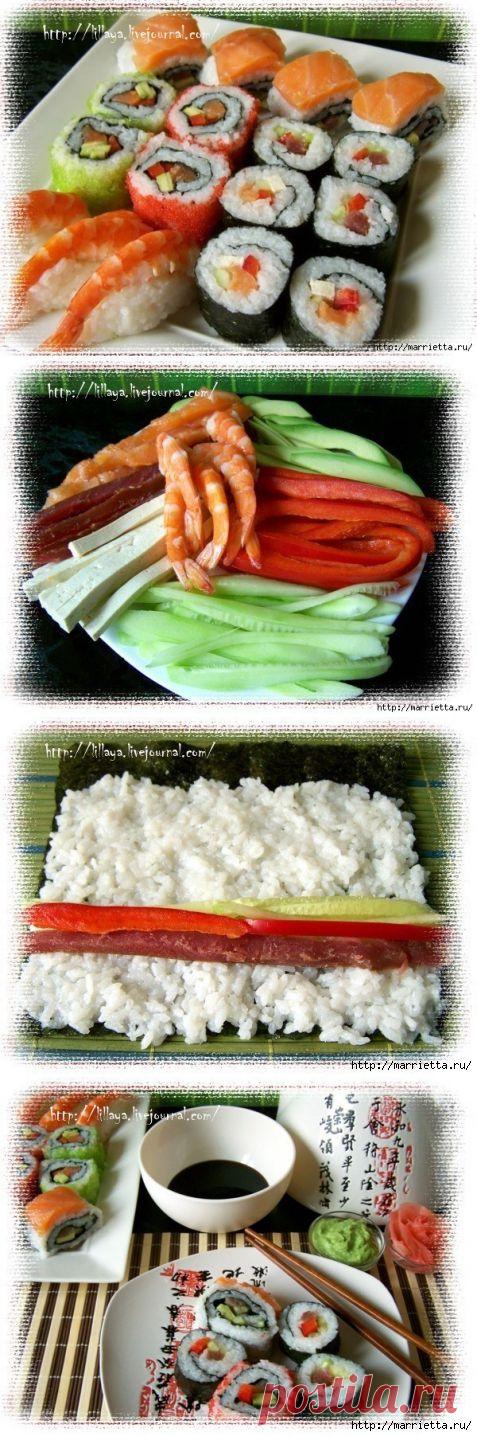 Чем отличаются суши и роллы. Пошаговый рецепт их приготовления | ЖЕНСКИЙ МИР