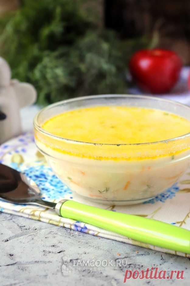 Суп с плавленным сыром и вермишелью — рецепт с фото пошагово